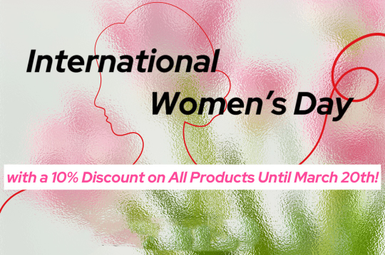 International Women 's Day Sale : 구매할 때마다 10% 할인을 즐기십시오!